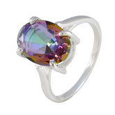 Amanda Multicolor Gemstone Ring in Sterling Silver